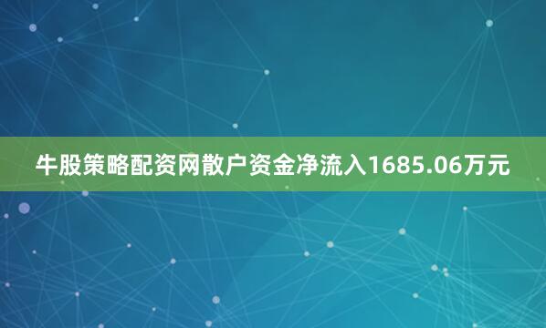 牛股策略配资网散户资金净流入1685.06万元