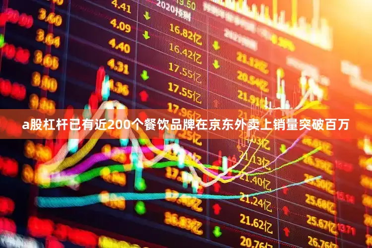 a股杠杆已有近200个餐饮品牌在京东外卖上销量突破百万